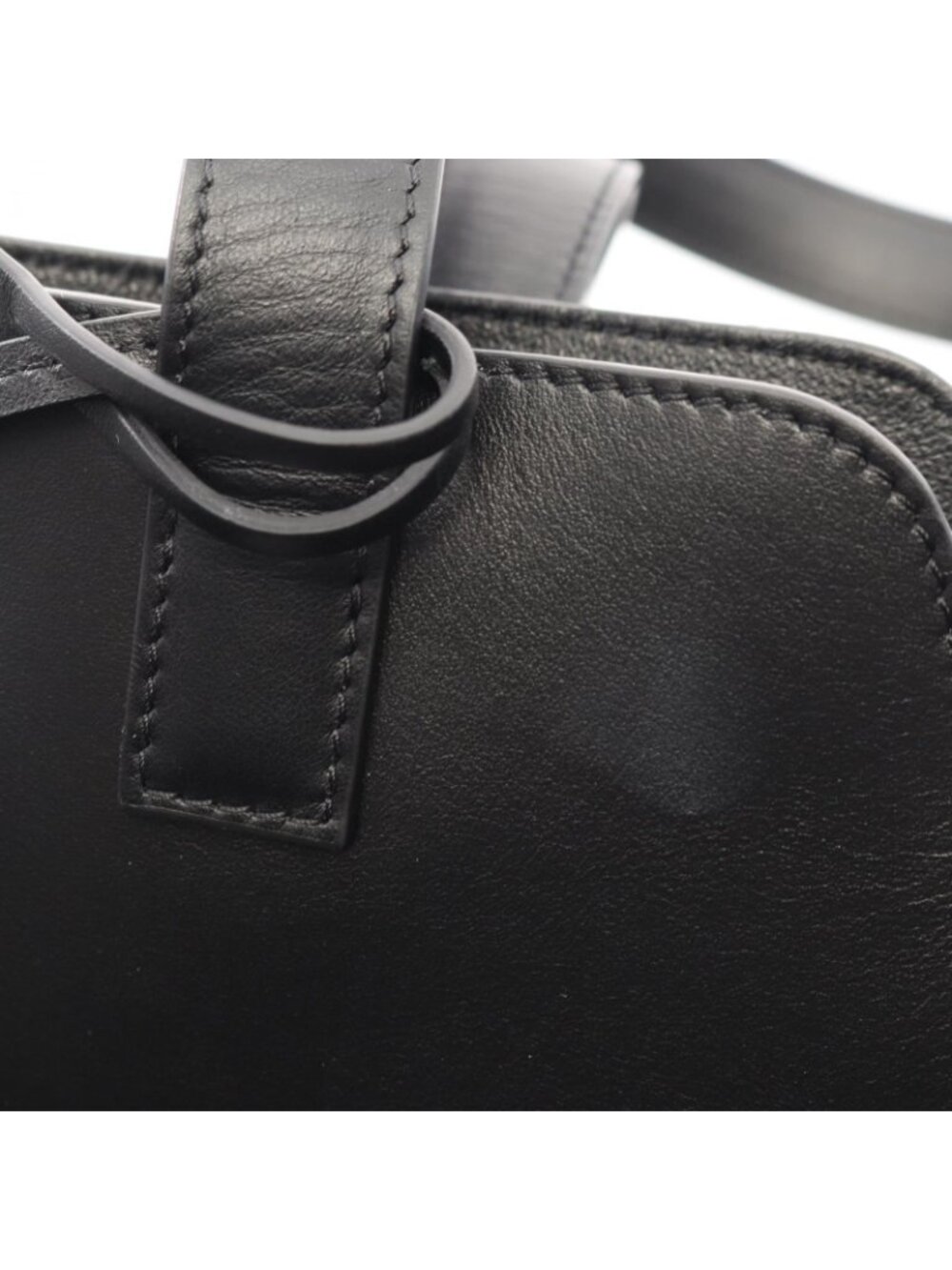 Celine Seri Tote Hippopotamus 16 Se-z Black Leather - Picture 7 of 9